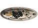 Smoke Chrome and Black Oval Ford Emblems