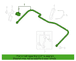 Suspension Stabilizer Bar - Rear 6.7L