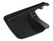 Molded Carbon Black Splash Guards, Rear Pair For F-150 Lightning