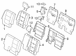 Cover And Pad Headrest - Left, Rear (XLT)