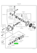 BEARING,RR DIFF REDUCTION PINION 7