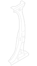 Body B-Pillar Reinforcement - Left, Inner, Center