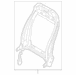 Seat Back Frame - Right, Front