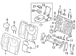 Seat Back Cushion Cover - Left, Rear