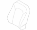 Seat Back Cushion Cover - Left, Front (XL)