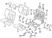 Seat Cover Cushion <br>A that replaces the original equipment back and bottom Covers of a