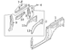 Castle Nut And Washer Fender Apron - M6, Front, Inner