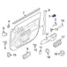 Door Interior Trim Panel Nut Special - 4.2, Front, Rear