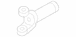 Drive Shaft Slip Yoke Coupling Flange Prop - Rear