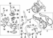 Engine Coolant Pipe Nut - M6, Front